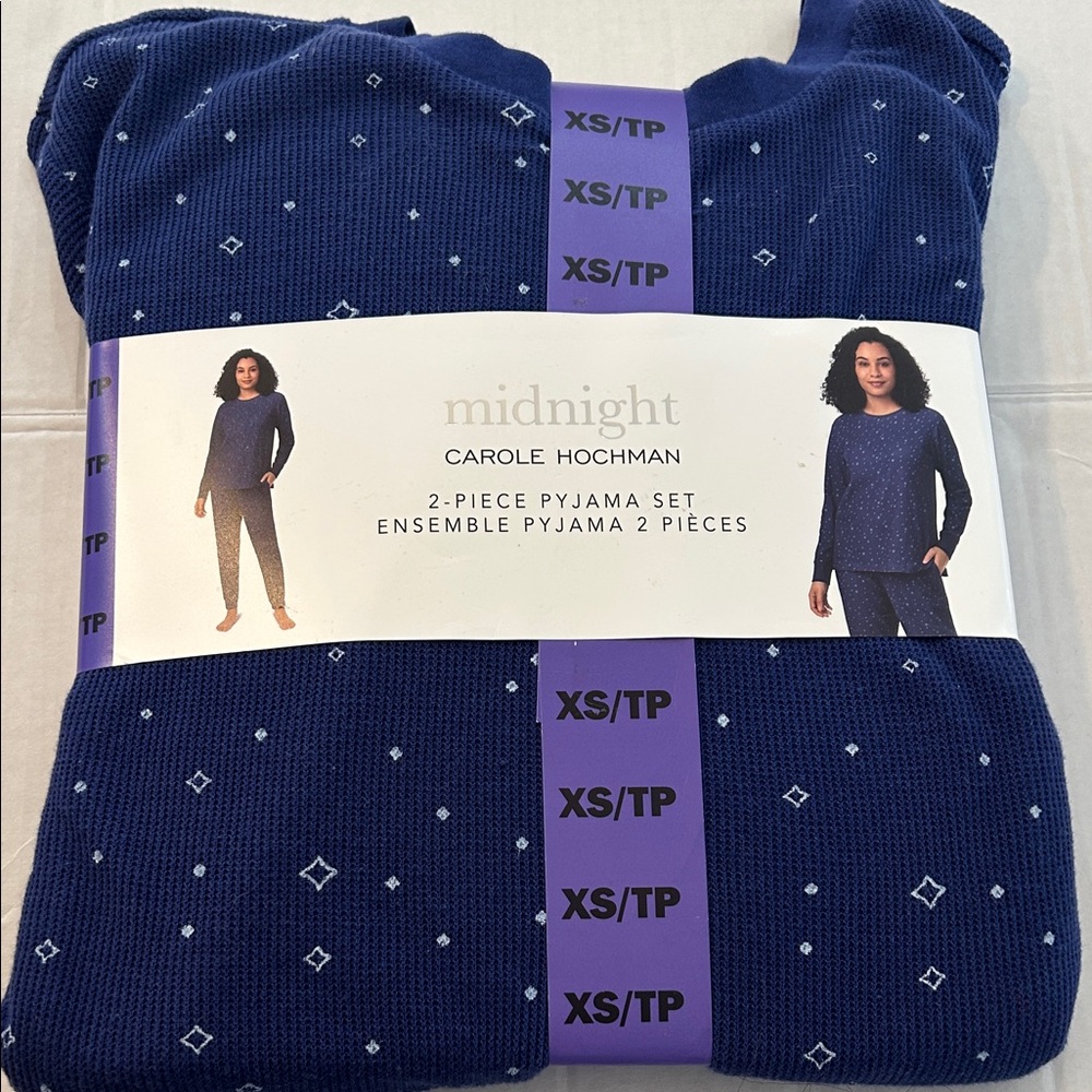 Midnight by Carole Hochman Blue Pajama Set